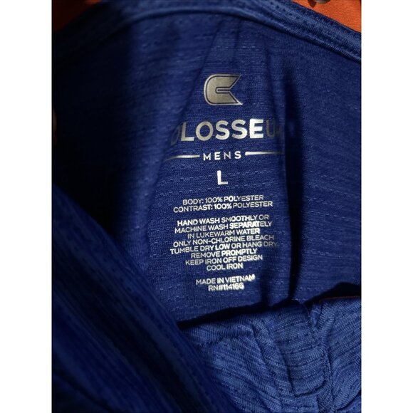 NEW Boise State BSU Broncos Colosseum Blue 1/4 Zip Shirt Men's L - Picture 7 of 8